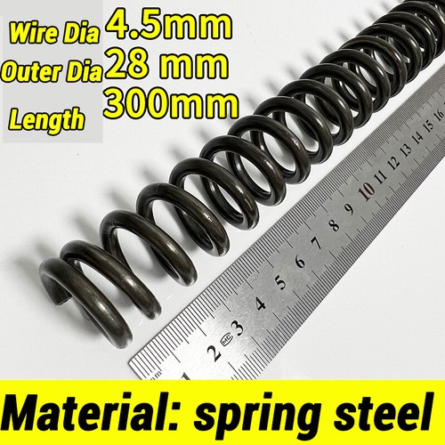 Compression Spring 4-5mm Wire dia 40-80mm Diameter & 300mm Length Pressure Small - Picture 17 of 37