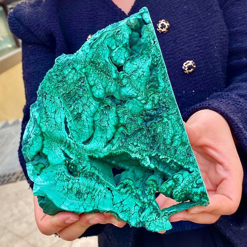 2.14LB Polished Peacock Stone - Spiritual Protection Stone, Unique Decoration - 第 2/13 張圖片