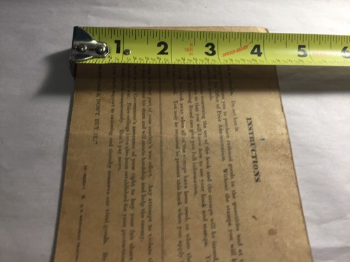 vintage WWII War Ration Book No.3 - Picture 5 of 6