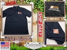 Official Home Depot One Supply Chain Employee Work Golf Polo Uniform Men Medium
