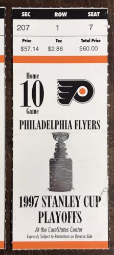 1997 FLYERS PLAYOFF TICKET STUB LOT STANLEY CUP FINALS DETROIT RED WINGS - Picture 3 of 4