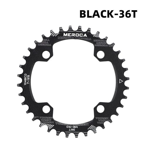 104BCD MTB Bicycle Round Narrow Wide Ultralight Chainring 32T 34T 36T 38T Tooth - Picture 9 of 28