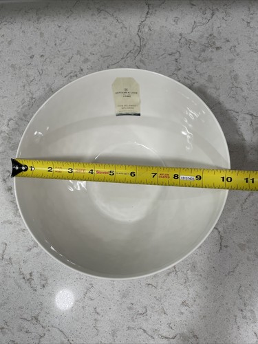 BLUE ROSE SCROLL Large Serving / Chip Bowl 10.25 x 4.5” ARTISAN DE LUXE Melamine - Picture 4 of 5