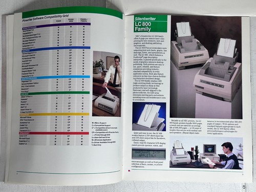 1988 NEC Printer Products Catalog Fall/Winter w/ Envelope Vintage Computer Ad Ep - Picture 7 of 11