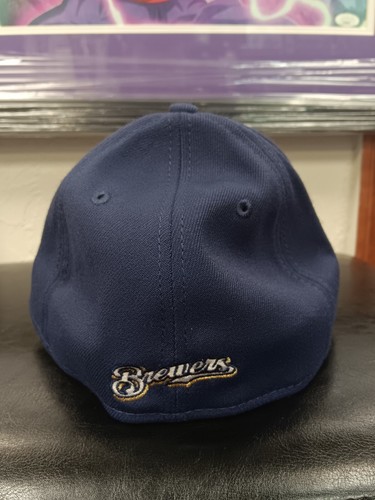 New Era Milwaukee Brewers Team Classic 39THIRTY Medium/Large Hat Cap New - Picture 3 of 4
