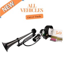 Moto Horn 3.0 Super Loud All Vehicles Cars Trucks  Black