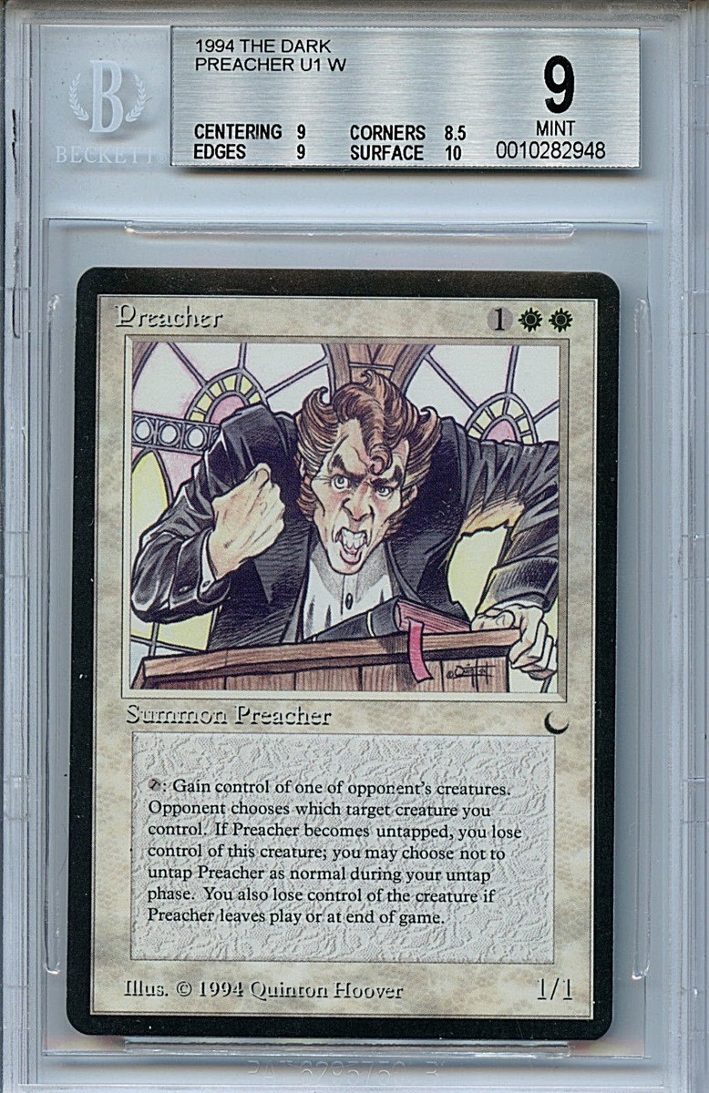MTG  (英)  Preacher Preacher - The Dark - English - LP/MP - MTG - Magic The
