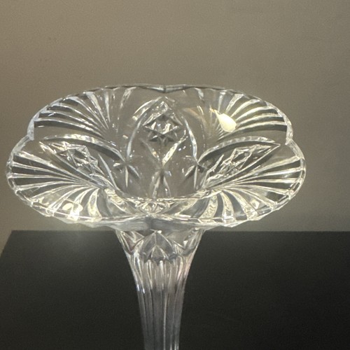 2 Cristal D’Arques J.G. Durand Lead Crystal France Candlestick Holders 8" - Picture 18 of 18