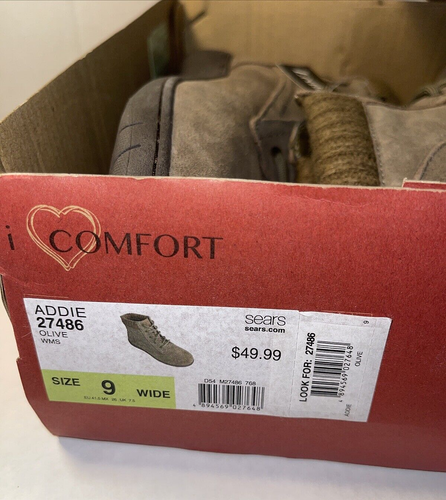 Neu Damen Comfort Addie Oliv Größe 9 W - Bild 3 von 10