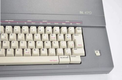 Smith Corona SL470 Vintage Electronic Typewriter with Case Cover (Parts only) - Picture 2 of 12
