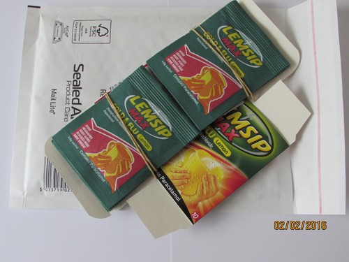 LEMSIP MAX Cold & Flu 1 x 10 Sachet Pack (Lemon Flavor) Direct from the UK. - Picture 6 of 6