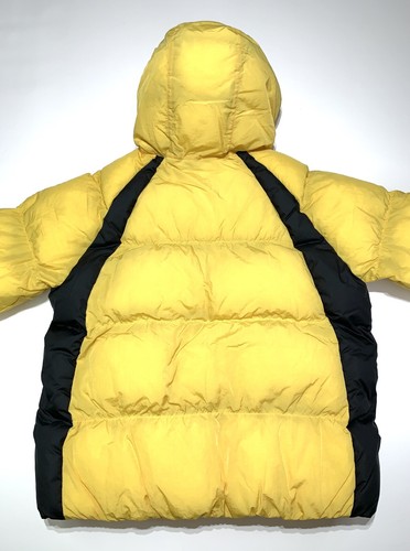 Jordan Essentials Full Zip Hooded Puffer Jacket Yellow Black DA9806-781 Men's L - Picture 8 of 10