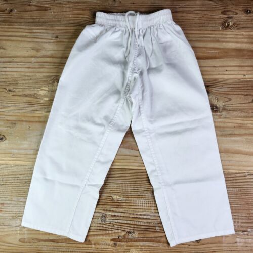 UFC Gym Jiu Jitsu Martial Arts MMA Gi Pants Belt Set Youth Kids Size 0 White - Picture 11 of 24