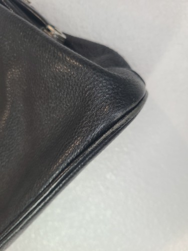 Vintage Kürbisse schwarze Leder Ärzte Tasche, Retro Mode Handtasche - Bild 9 von 24