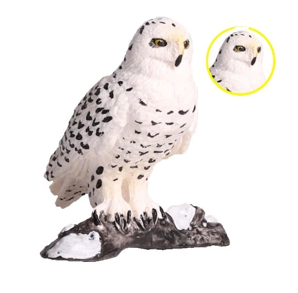 Figuras de acción de PVC de búho y accesorios