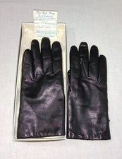 1980 JACOBSON'S DEPARTMENT STORE WOMEN'S BLACK LEATHER DRESS GLOVES