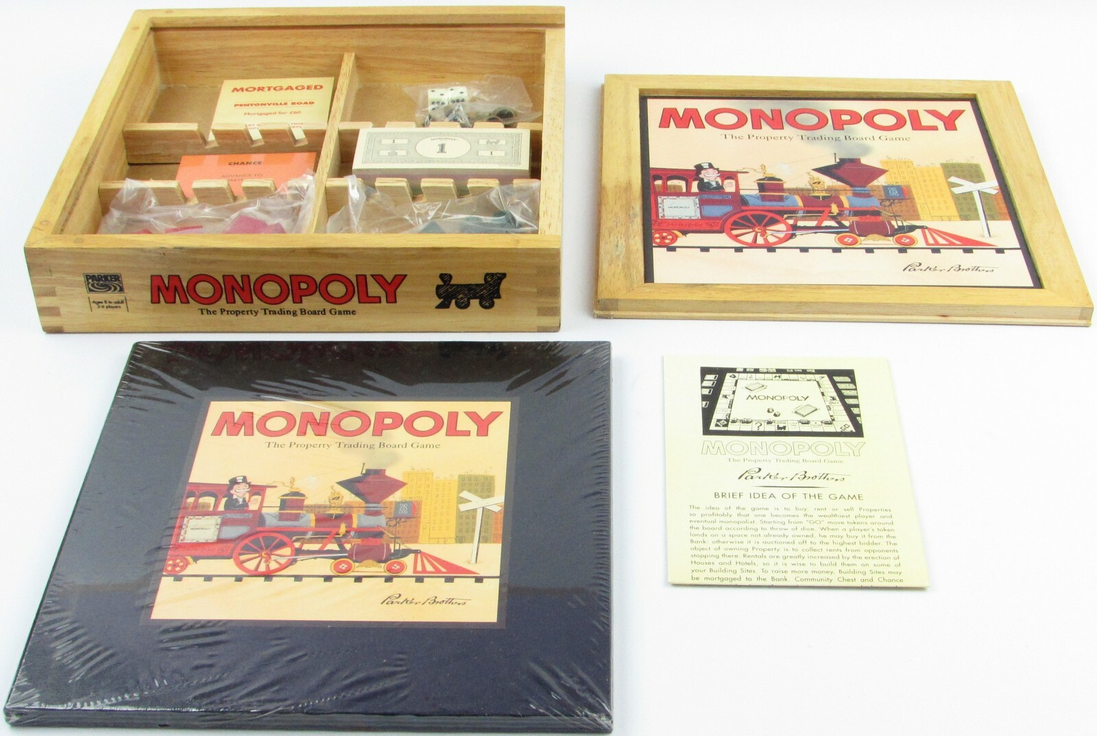 Monopoly Monopoly Monopoly Nostalgia Wooden Edition Board Game Family Fun Contents Is Sealed NEW a591c5 Monopoly Monopoly Monopoly Nostalgia Wooden Edition Board Game Family Fun Contents Is Sealed NEW a591c5