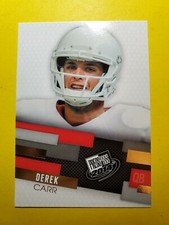DEREK CARR - RC ROOKIE #10 OAKLAND RAIDERS - FRESNO STATE - 2014 PRESS PASS NFL
