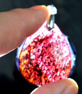 Grenat Rhodolite - 88 carats - pendentif cabochon pierre naturelle - Mozambique