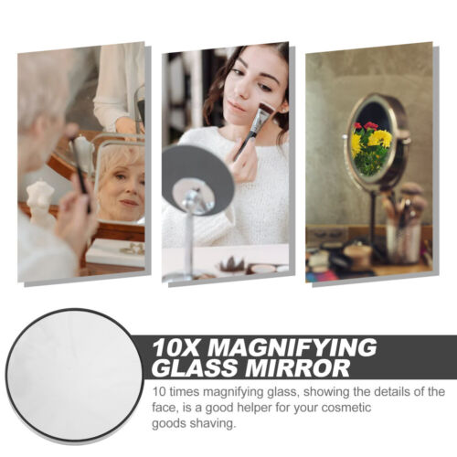 10X Magnifying Glass Mirror Wall Makeup Pocket Cosmetic Mirror Bathroom Makeup - Picture 2 of 11