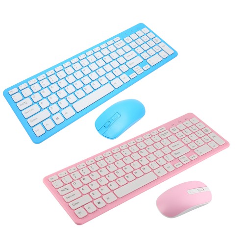 96 Key Wireless Keyboard Mouse Combo 10 Meters Transmission Fade Resistant K ZZ1 - Afbeelding 7 van 18