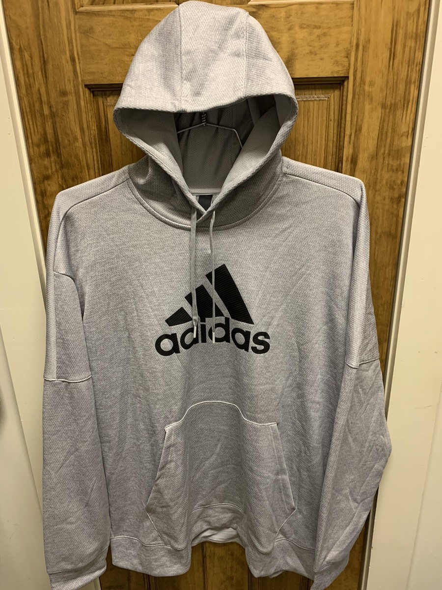 NEW adidas men's hoodie 2XL GREY | eBay