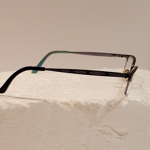 Scott Harris Europa SH-313 C3 Eyeglass 52-16-135 Blue Brown Metal Spring Hinges - Picture 9 of 16