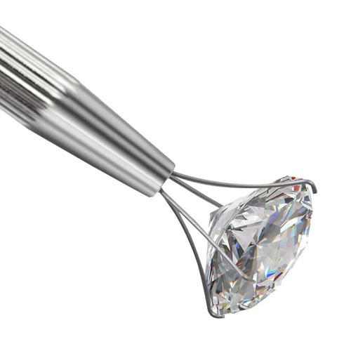 4 Claws Pick-up Tool Jewelry Beads Diamond Gems Prong Holder Tweezer Catcher - Zdjęcie 2 z 5