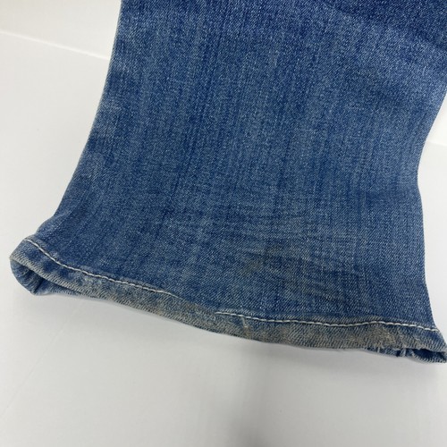 Miss Me Jeans Womens 26 (30x34) Blue Boot Cut Low Rise Distressed JP4369 - Picture 10 of 17