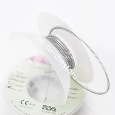914 mm 3 Feet Dia 0.014" x 030" Dental Open Coil Spring Orthodontic NITI 1 Roll