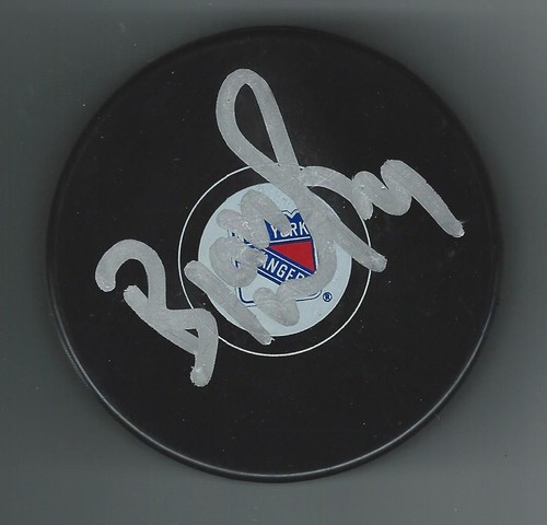 Bryan McCabe Signed New York Rangers Puck - Picture 1 of 1