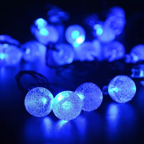 20/30/50 LED Solar String Ball Lights Outdoor Waterproof Christmas Garden Decor - Picture 19 of 19