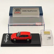 1/64 Hobby Japan CIVIC (EG6) Sir-S With Engine Milano Red HJ641017SR Car Models