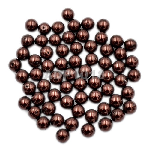200pcs Top Quality Czech Glass Pearl Round Loose Beads 3mm 4mm 6mm 8mm 10mm 12mm - Picture 31 of 61