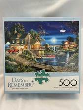 DAYS TO REMEMBER Autumn Memories Buffalo Games Puzzle 500 pc Complete