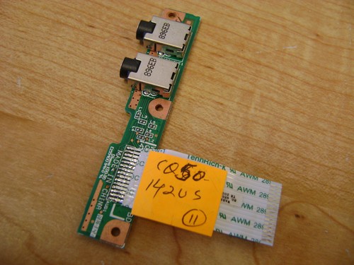 HP Compaq Presario CQ50-142US 554H502001G3A Audio Port Board - Picture 2 of 4