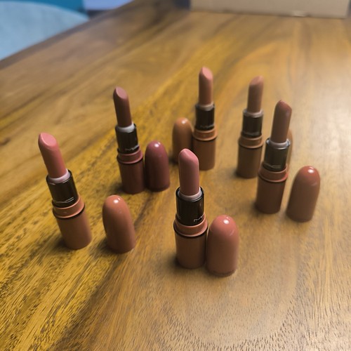 MAC Lipstick Set, 6er Set, matte, satin, creme Lipstick, Brauntöne - Bild 6 von 24
