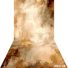 10'x20'Computer-painted Brown Abstract Texture Scenic Backdrop Background SD318