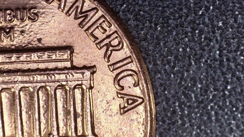 1983 P Lincoln Memorial Penny Spiked Head Die Clash And Die Cracks Error Nice - Picture 6 of 13