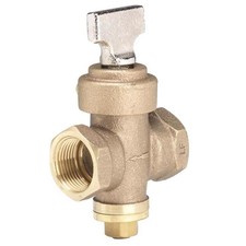 BK Products 105-904NL ProLine Brass Ground Key Stop & Drain Valve 3/4 FIP in.