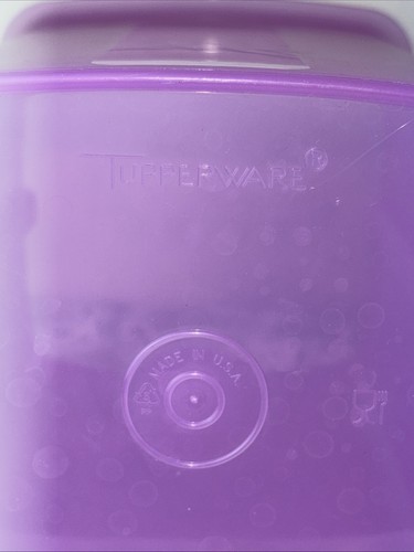 Tupperware Pick-A-Deli Pickle Keeper Large 8 Cup 3 Piece Lavender Purple #1560 - Picture 8 of 17