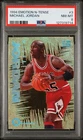 1994 Skybox Emotion  MICHAEL JORDAN - N-Tense #3 CHICAGO BULLS JUST GRADED PSA 8