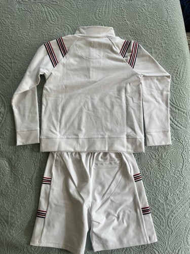 Classic Prep Boys Tennis Zip Up And Short Set Sz 7 - Picture 8 of 10