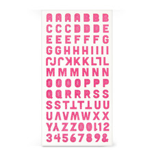 Pink Prism Alphabet Letter Stickers Planner Crafts Scrapbook Teacher Supply