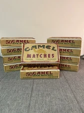 Vintage Camel Reynolds 1991 50 Pack Cigarette Matchbooks Sealed 1000 Matches