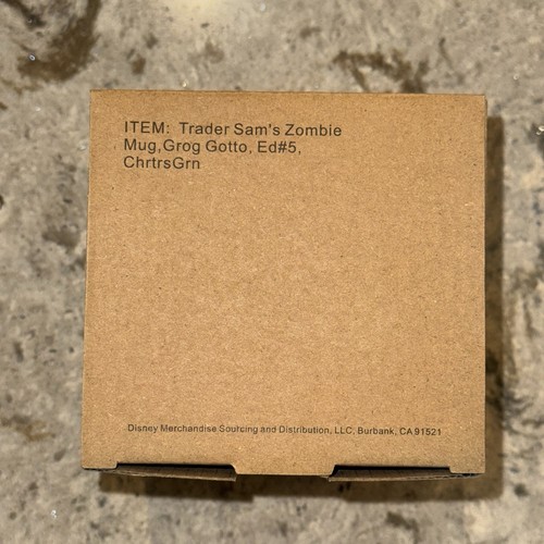 Tazza 2025 Disney Parks Traders Sam Grog Grotto Zombie Tiki 5a edizione BUBBLE WRAPPED - Foto 6 di 6