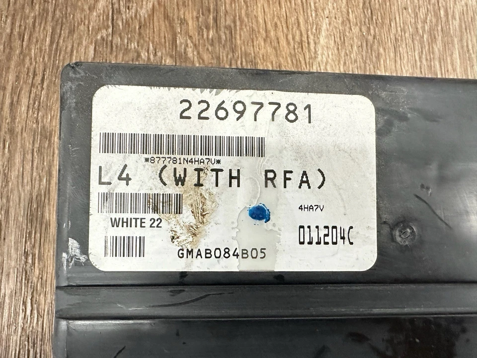 BCM BCU Body Control Module 2.2L SATURN L100 L200 LW200 2002 OEM 22697781. BD3 - Image 4 of 4