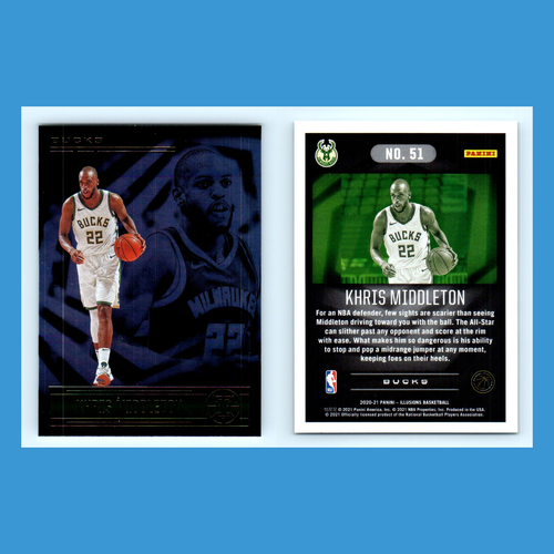 Khris Middleton Lot of 6 Basketball Cards Milwaukee Bucks Color - Picture 8 of 8