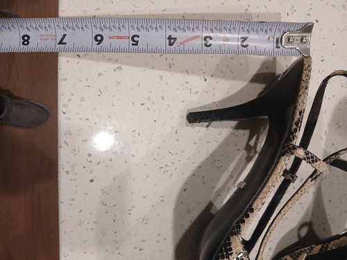 Gucci Leder Animal Print Slingback Sandalen Damen Größe: 41 - Bild 5 von 9