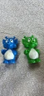 Vintage Playskool Li'l Playmates Space Station Blue & Green Alien Figure Toy
